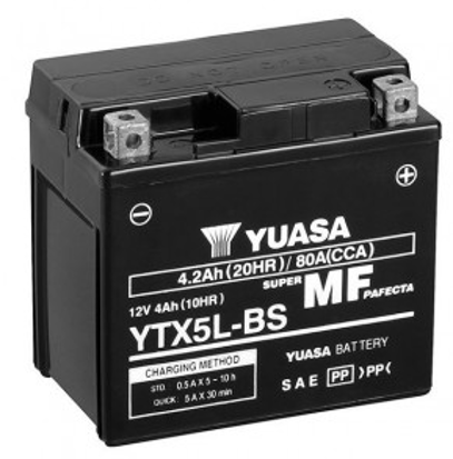 Picture of Bateria Yuasa YTX5L-BS (c/eletrólito)