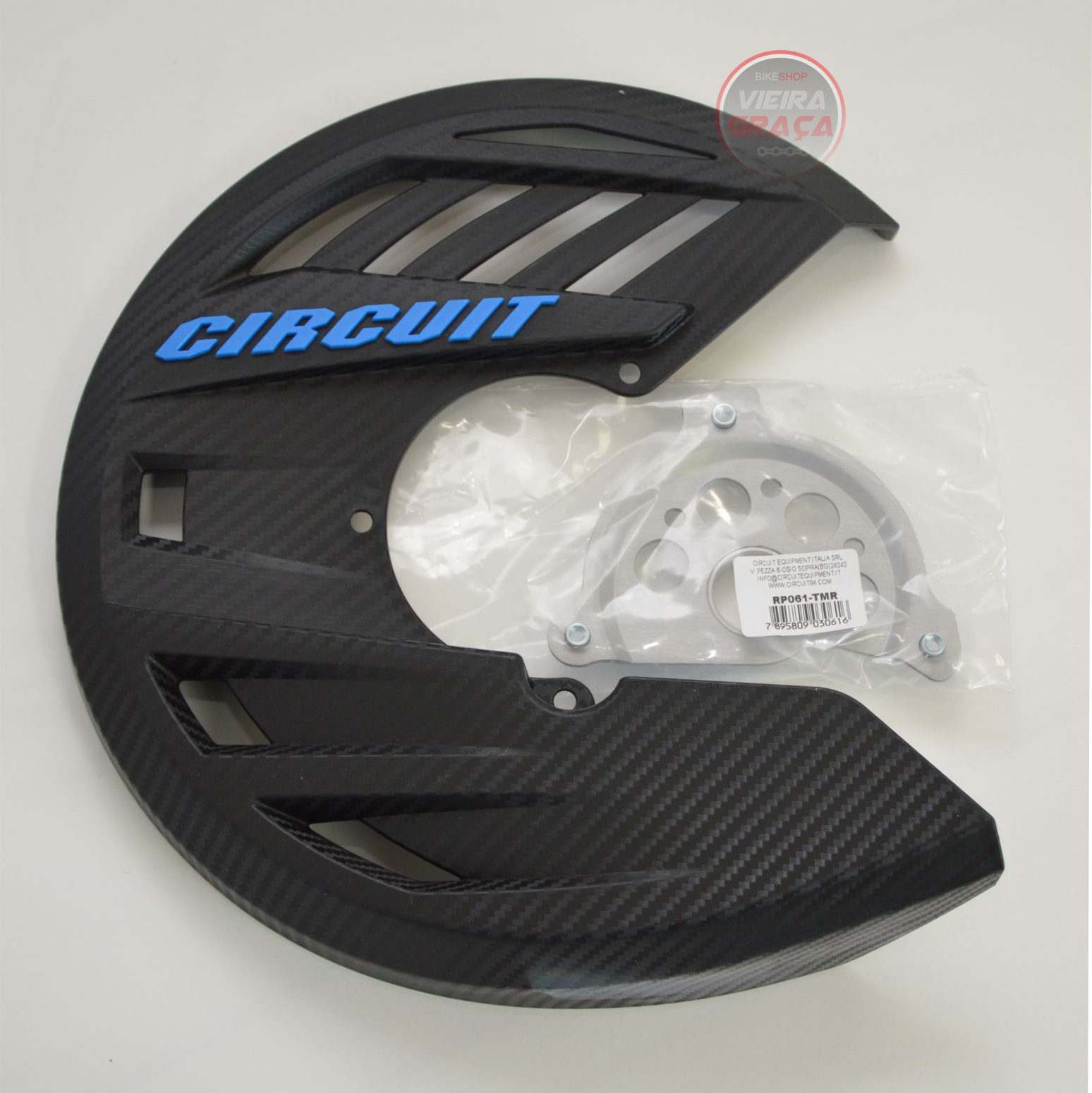 Imagem de Protecção carbono disco frente Circuit c/apoio TM Racing