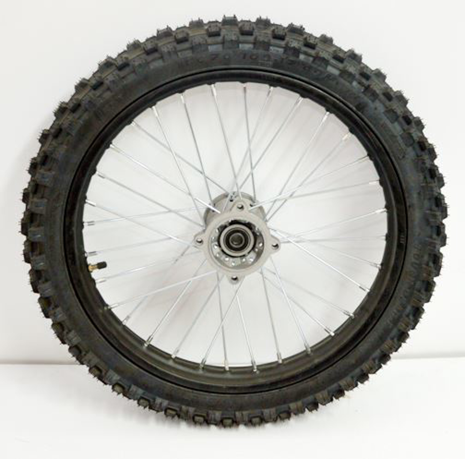 Imagem de Roda frente completa + pneu 70/100-17 TOX - Pit Bike