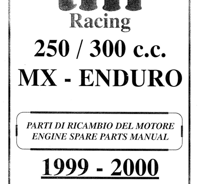Imagem de 2T 250/300 EN/MX - MOTOR (ENGINE) - 1999/2000