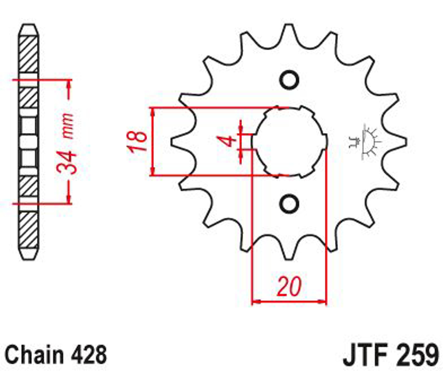 Imagem de Pinhão ataque JT - 428 JTF259