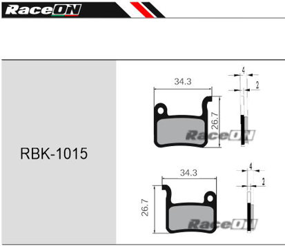 Imagem de Pastilhas travão disco RACEON (Shimano XT M775) RBK-1015 Kevlar