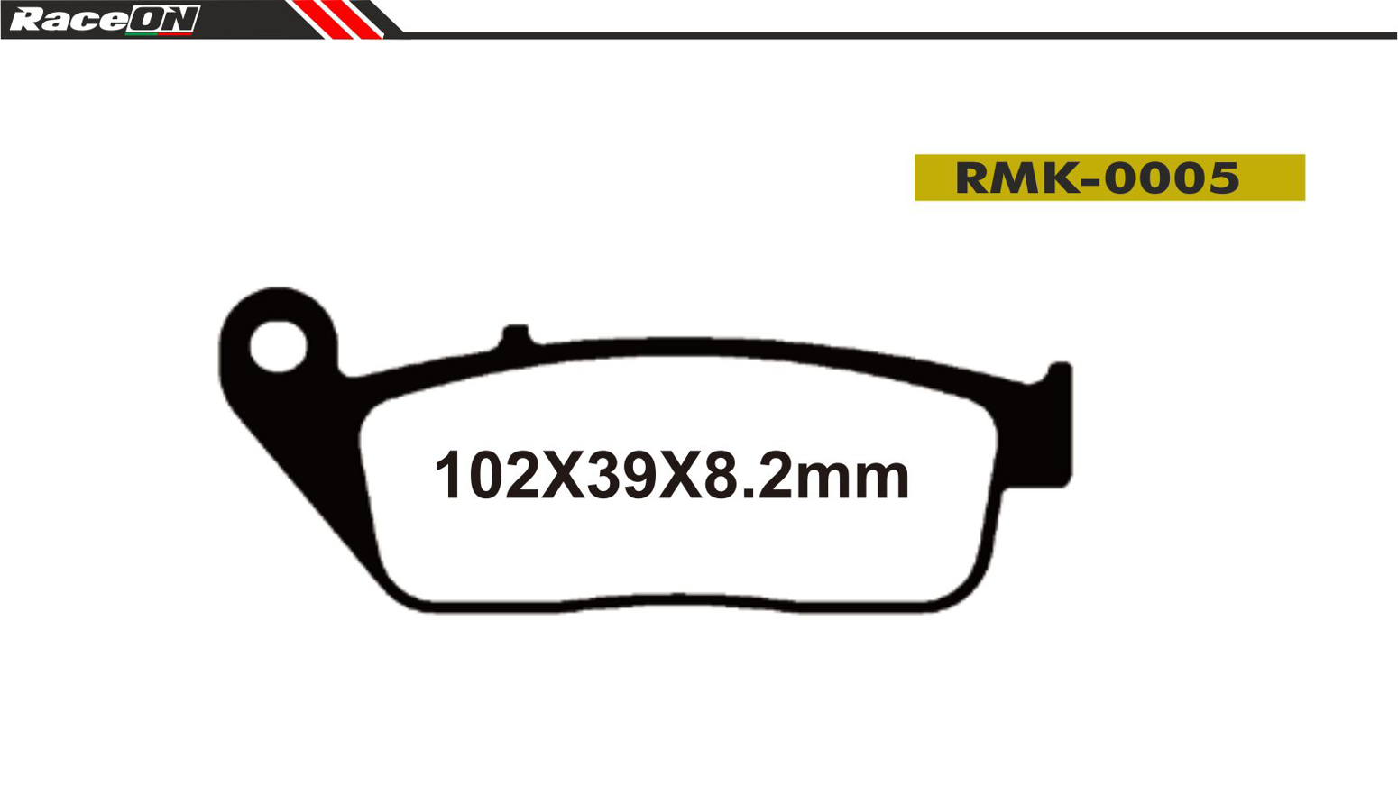 Imagem de Pastilhas travão disco RACEON Moto RMK-0005 Kevlar Comp.