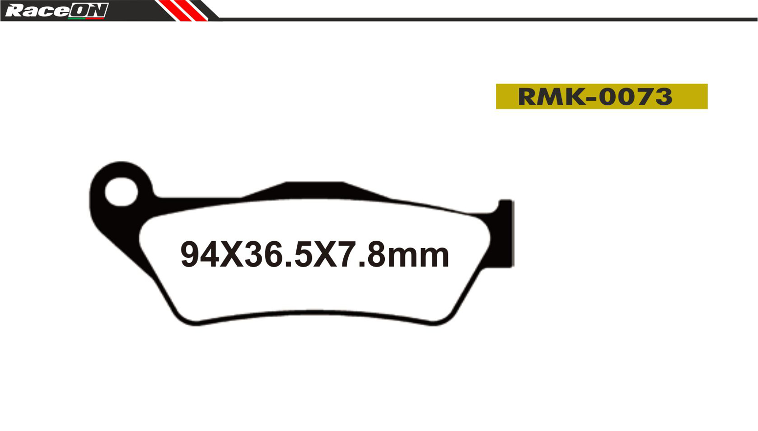 Imagem de Pastilhas travão disco RACEON Moto RMK-0073 Kevlar Comp.