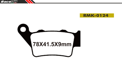 Imagem de Pastilhas travão disco RACEON Moto RMK-0124 Kevlar Comp.