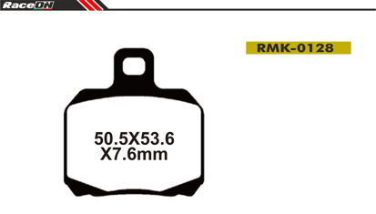 Imagem de Pastilhas travão disco RACEON Moto RMK-0128 Kevlar Comp.
