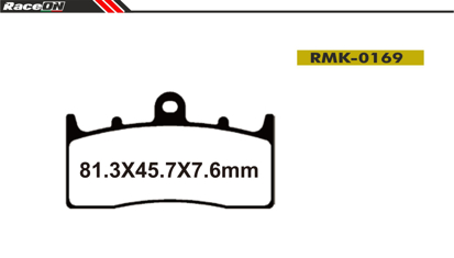 Imagem de Pastilhas travão disco RACEON Moto RMK-0169 Kevlar Comp.