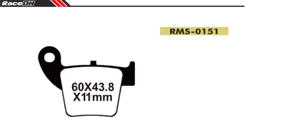 Imagem de Pastilhas travão disco RACEON Moto RMS-0151 Sintered Comp.