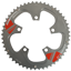 Imagem de Roda Pedaleira RC Power 10/11v 7075 CNC Gray w/ red logo BCD 110x53T