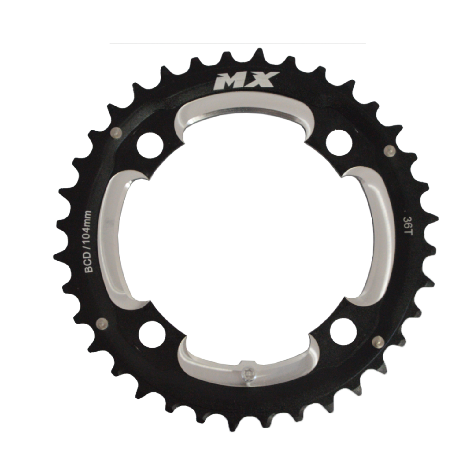 Imagem de Roda Pedaleira MX Dupla CNC7075 10v BCD 104x38T