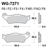 Imagem de Pastilhas Travão Disco WRP  WG-7271-F6