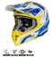 Imagem de CAPACETE PREMIER EXIGE - QX12 AZUL/BRANCO/AMARELO