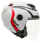 Imagem de Capacete NAVA JET City - Branco/Vermelho/Preto