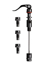 Imagem de Kit de adaptador de eixo para auxiliares de treino Tacx® FLUX e NEO