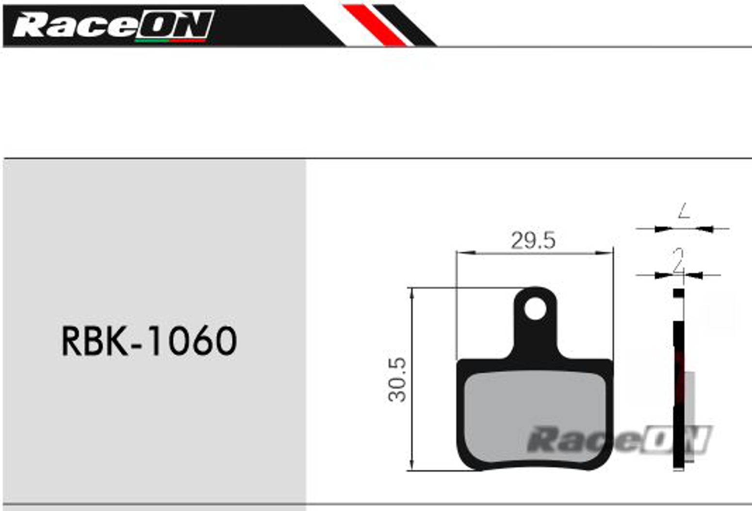 Imagem de Pastilhas travão disco RACEON (Sram Level T) RBK-1060 Kevlar