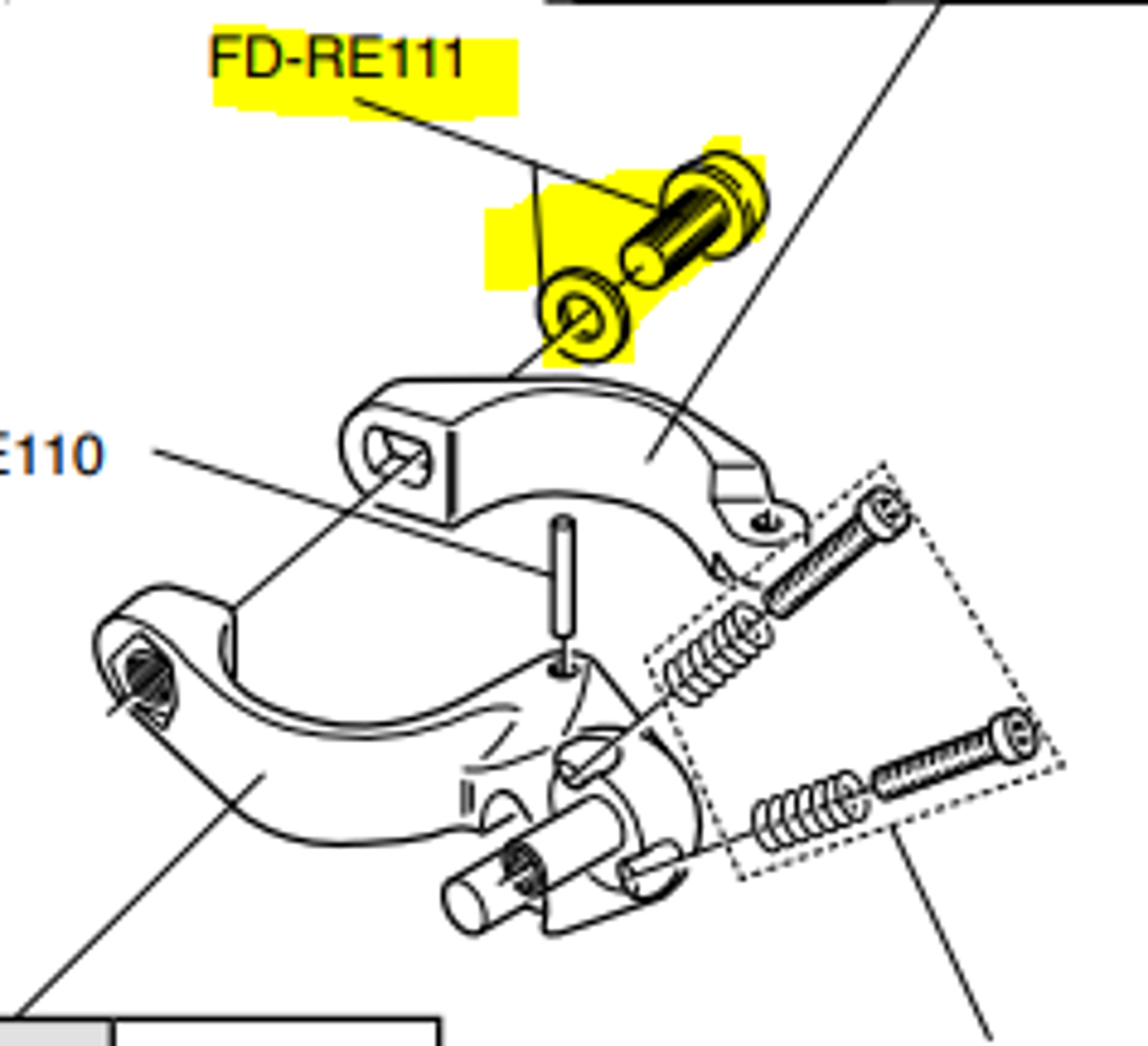 Imagem de Parafuso 5 mm aperto abraçadeira