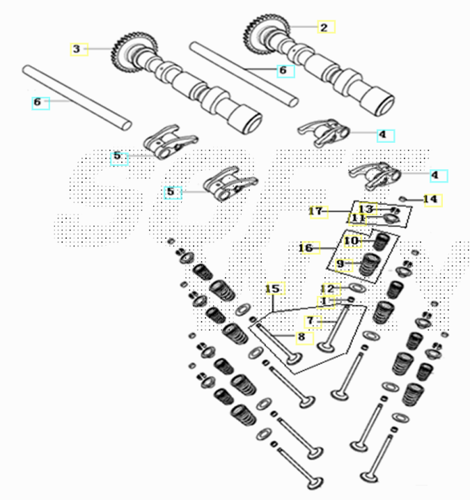 Imagem de categoria Árvore de cames - válvulas