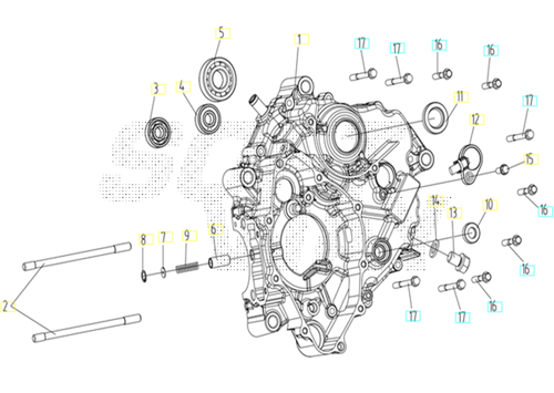 Imagem de categoria Cárter motor esquerdo