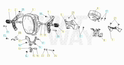 Imagem de categoria Luz dianteira - painel instrumentos