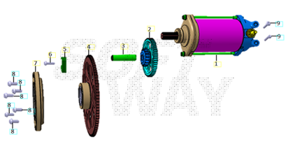 Picture of Motor de arranque completo