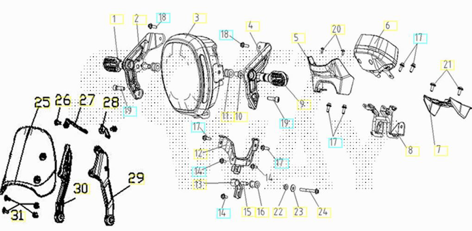 Imagem de Luz dianteira - Painel de instrumentos