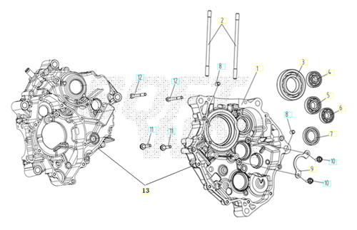 Imagem de categoria Carter Motor Direito