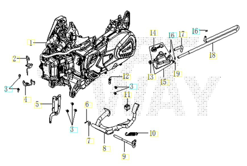 Imagem de categoria Suporte principal - Motor