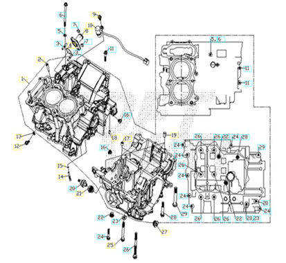 Picture of Cárter do motor