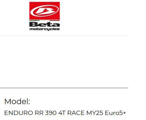 Picture for category ENDURO RR 390 4T RACE MY25 Euro5+