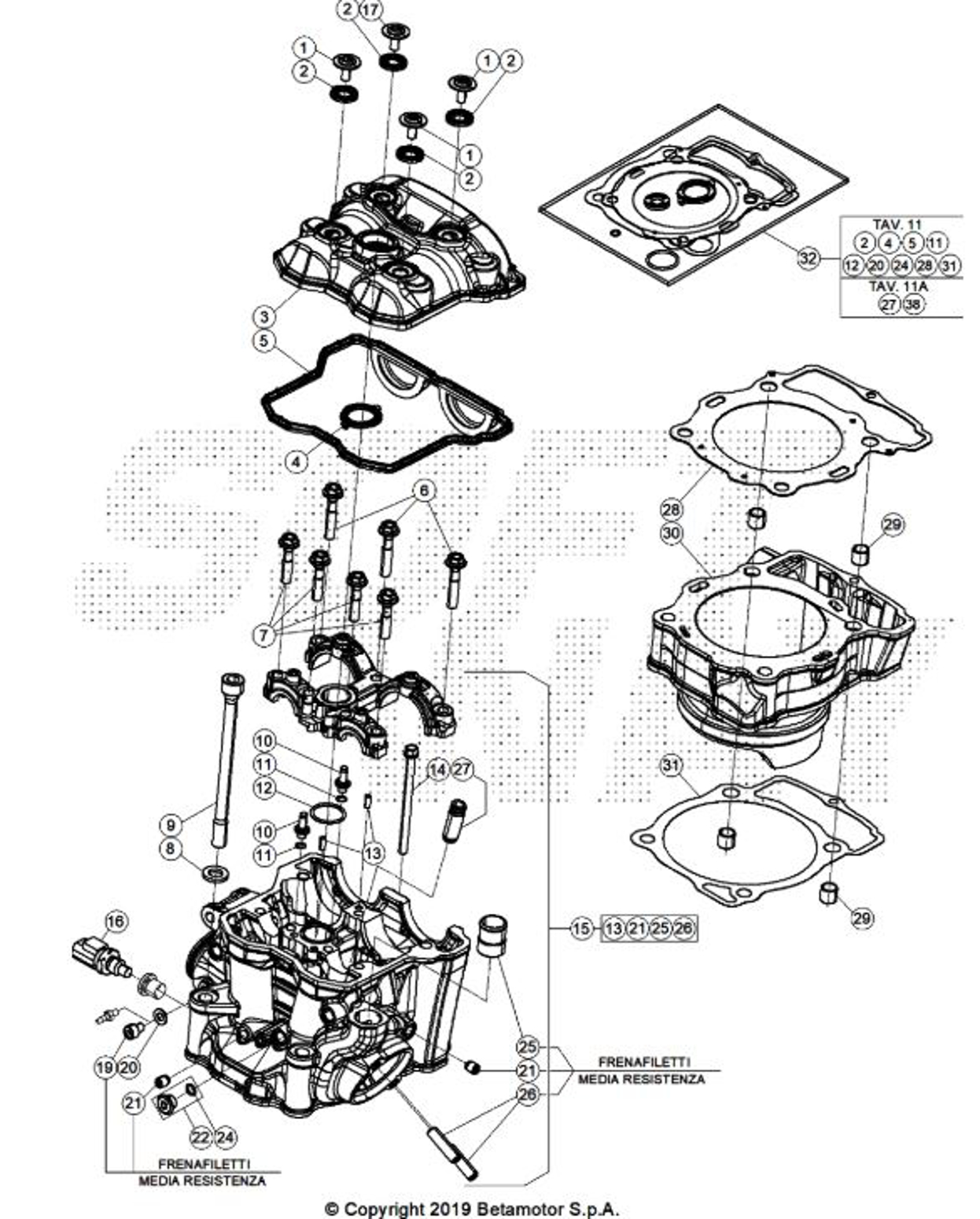 Imagem de Cilindro/Cabeça do cilindro/Válvula - Motor