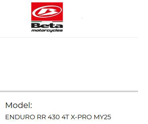 Picture for category ENDURO RR 430 4T X-PRO MY25