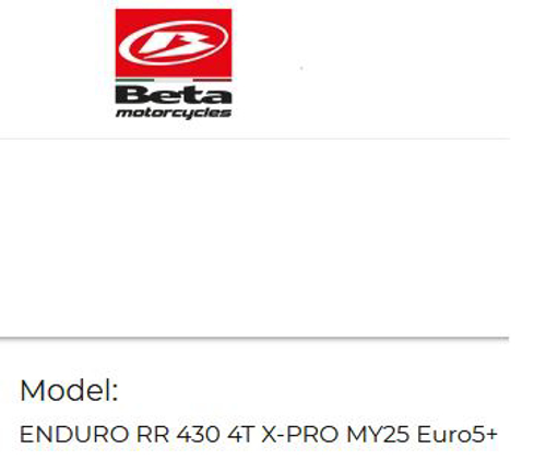 Picture for category ENDURO RR 430 4T X-PRO MY25 Euro5+