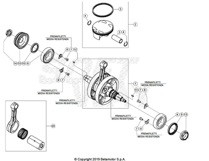 Picture of Cambota/Piston/Biela- Motor