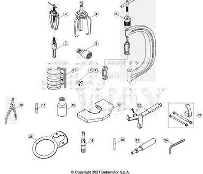 Picture of Ferramentas especiais - Motor