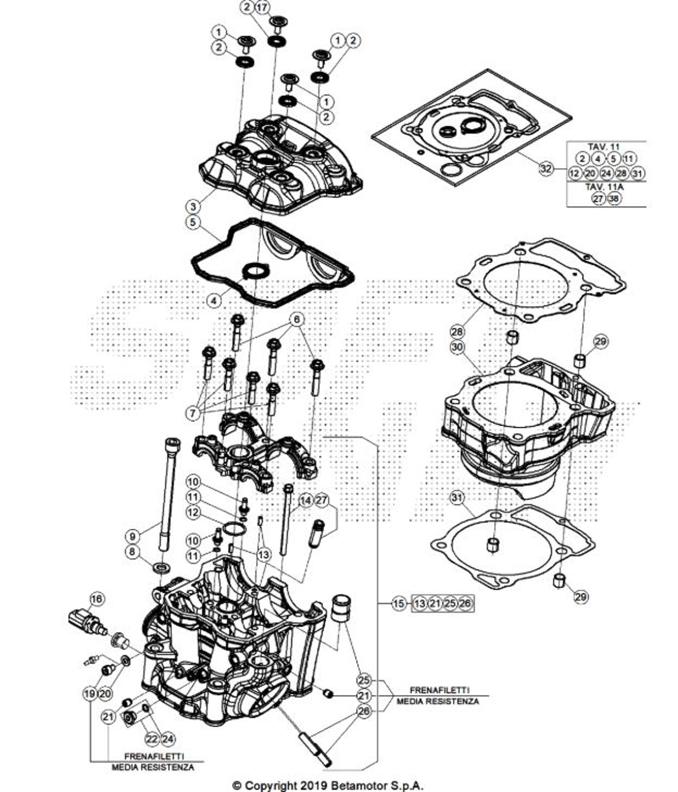 Imagem de Cilindro/Cabeça do cilindro/Válvula - Motor