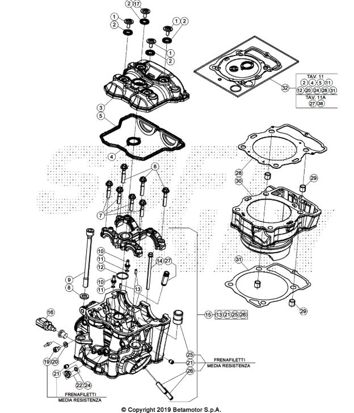 Picture of Cilindro/Cabeça do cilindro/Válvula - Motor