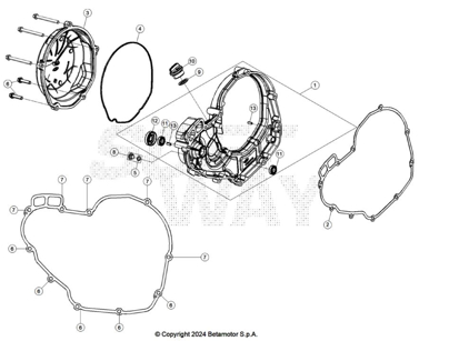Picture of Cárter direito - Motor