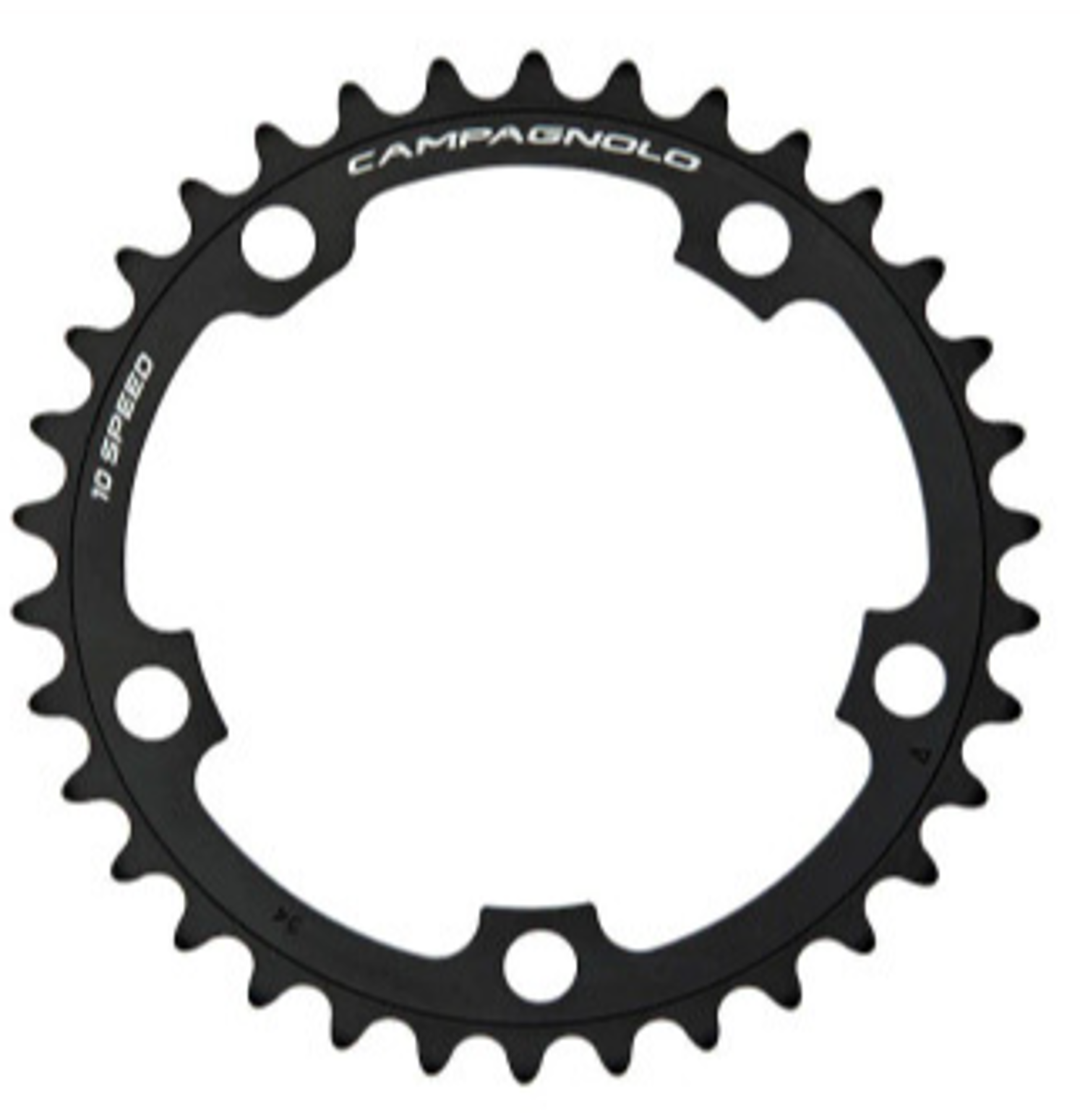 Imagem de Roda pedaleira Campagnolo Veloce 110x34 preta 10s