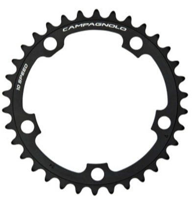 Imagem de Roda pedaleira Campagnolo Veloce 110x34 preta 10s