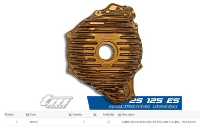 Imagem de Tampa ignição CNC -  TM CORSE - 2S 125 Carb ES (4H)