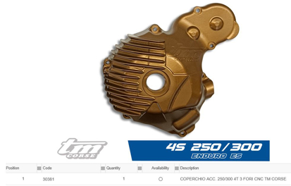 Imagem de Tampa magneto CNC -  TM CORSE - 4S 250/300 - 3 furos