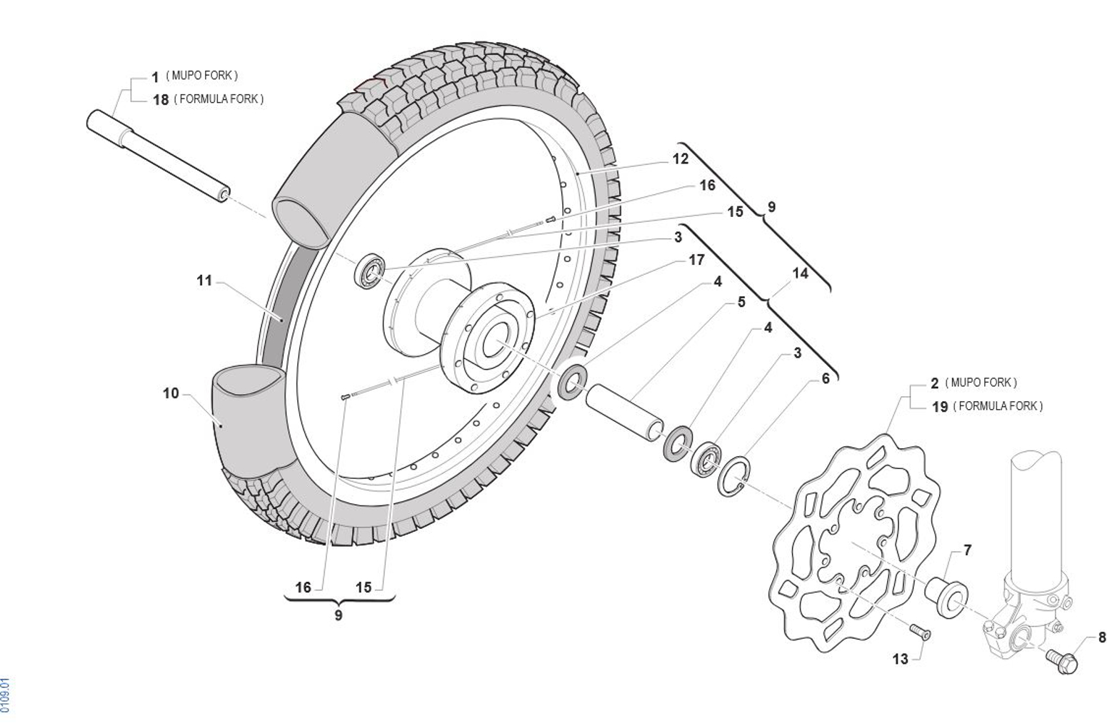 Imagem de Roda da frente