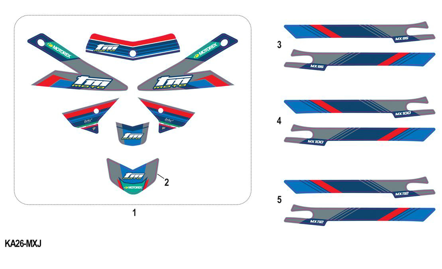 Imagem de Kit de autocolantes