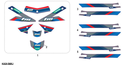 Imagem de Kit de autocolantes - SMX
