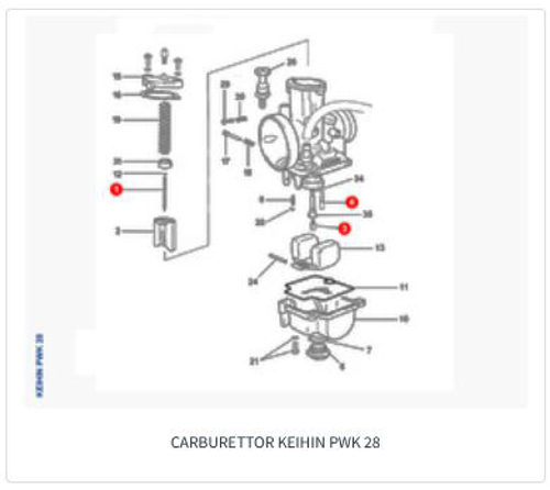 Imagem de categoria Carburador Keihin PWK 28