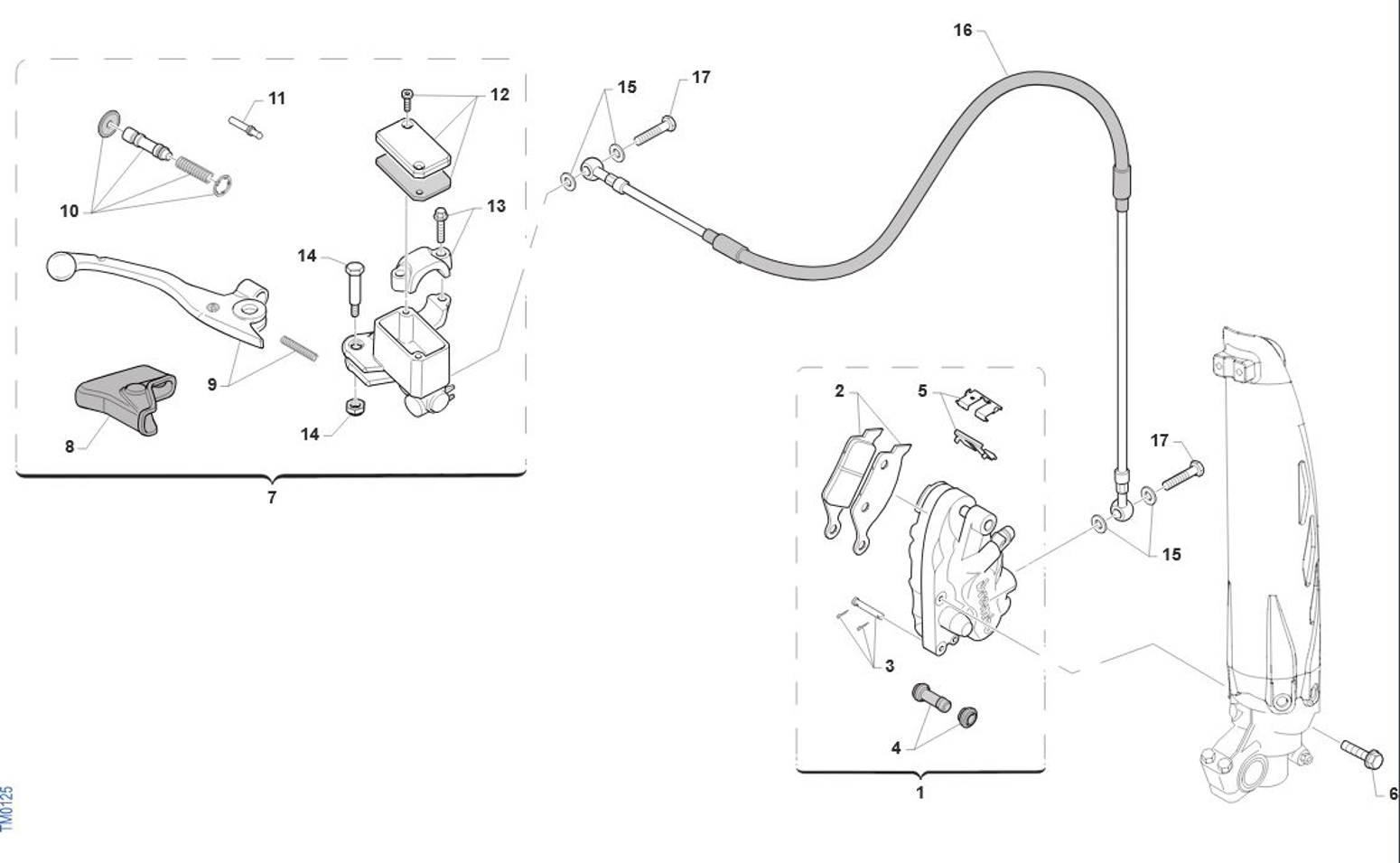Imagem de Travão da frente