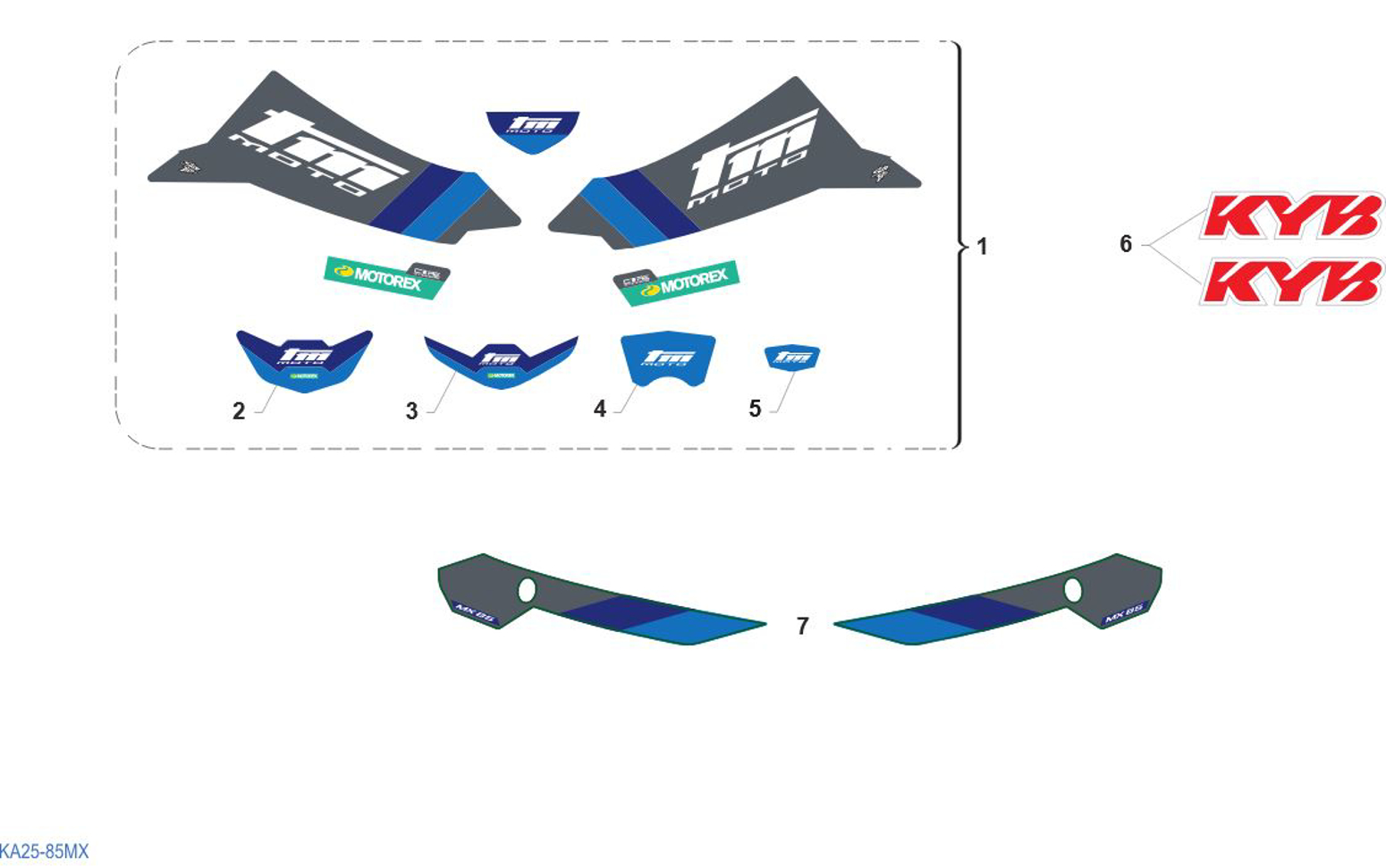 Imagem de Kit de autocolantes