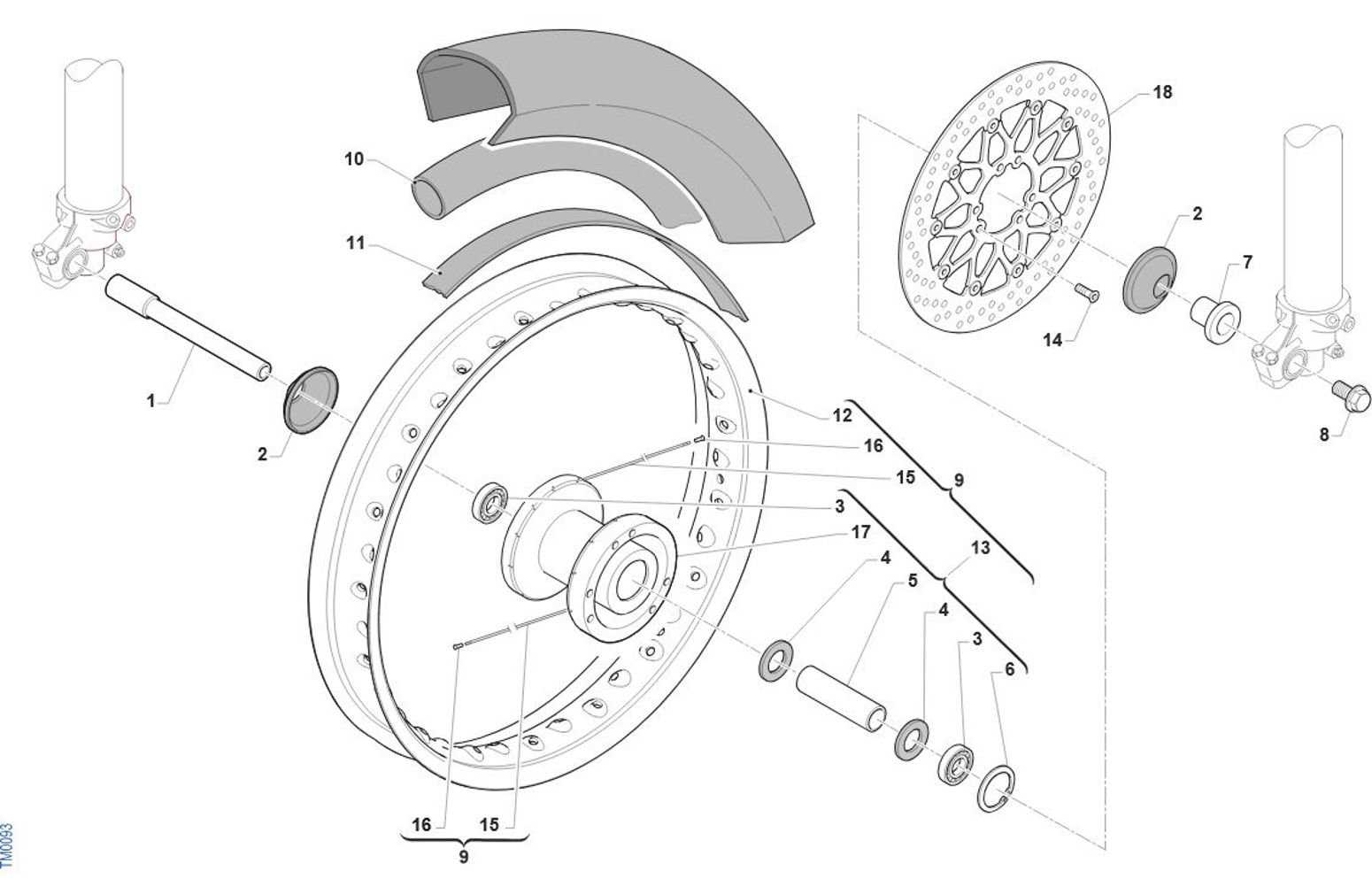 Imagem de Roda da frente