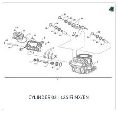 Imagem de categoria Cilindro 02 125 Fi - MX/EN