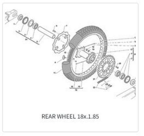 Imagem de categoria Roda de trás 18 x 1.85